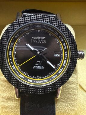 Invicta S1 Men's Black and Yellow Automatic Watch
